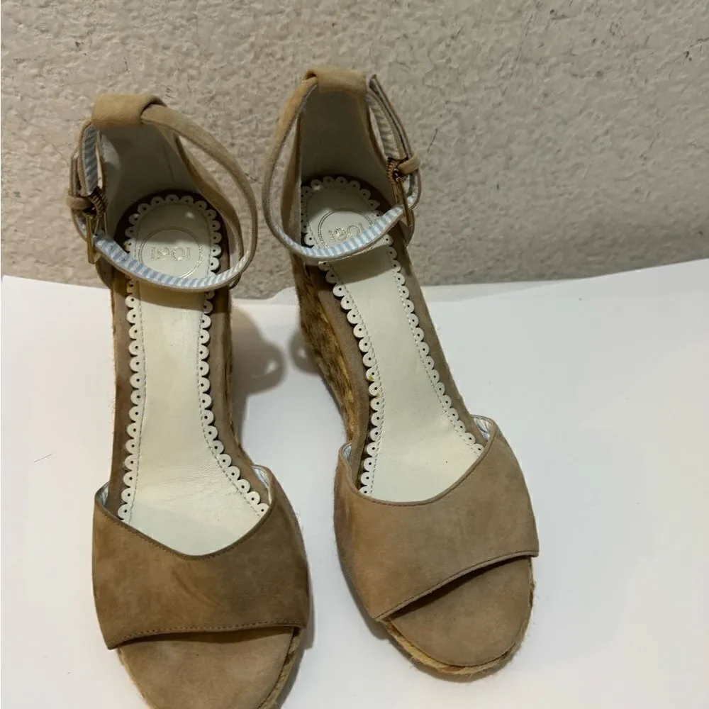 1901 Espadrilles Ankle Strap Sandals, Size 6.5M New